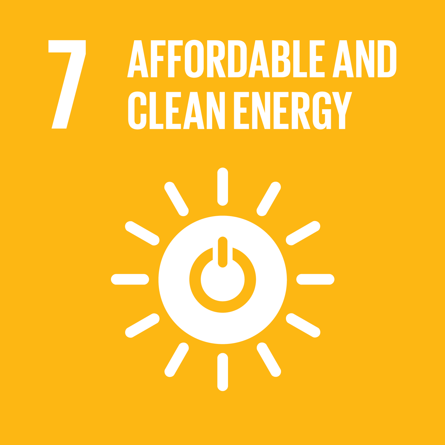 SDGs Goal 7 Affordable and Clean Energy cover image